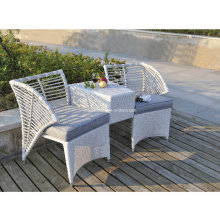 Outdoor Pátio Vime Rattan Jardim Set